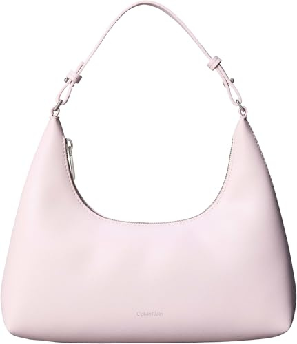 Calvin Klein Damen Schultertasche Foil Logo mit optionalem Tragegurt, Rosa (Cradle Pink), Einheitsgröße