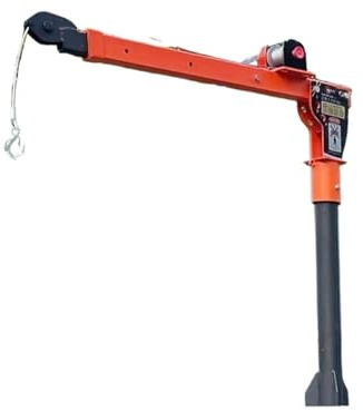 Paranco Elettrico Paranco a Leva Elettrico Gru da Letto Pieghevole montata su Camion da 1.100 libbre, Sollevatore di Sollevamento, verricello Elettrico da 2.000 libbre, 12 V