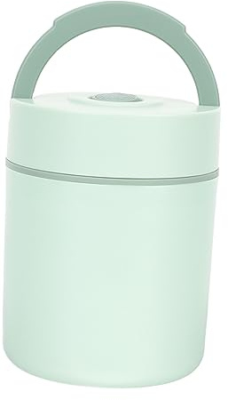 LABRIMP Gourde pour Soupe et Déjeuner Contenant Portable Étanche avec Joint Antifuite et Antidérapant pour Bureau École et Pique Vert