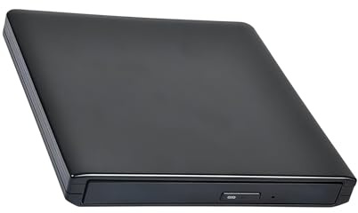 Elnwnnkc Caja de Aluminio, grabadoras de externas con reproducciones de BluRay, interfaces USB3.0 para, portátiles, Unidad BluRay Externa de Aluminio