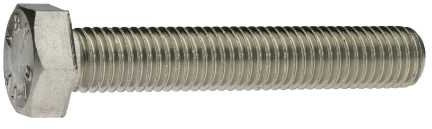 Reidl Sechskantschrauben mit Gewinde bis Kopf 10 x 90 mm DIN 933 A4 blank 50 Stück