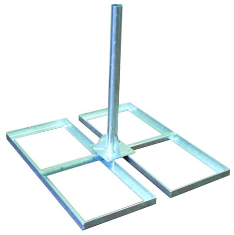 HDSAT Support Toit Terrasse Parabole diamètre 80 cm Max (4 x Dalles 50 cm)