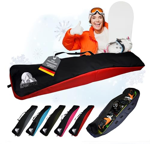 Rawstyle Snowboard Tasche, Aufbewahrung Snowboard, robust, wasserdicht | Boardbag, Snowboardbag, 170cm, XXL, MOD 1