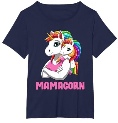 Mamacorn - Mama-Tochter-Einhorn T-Shirt