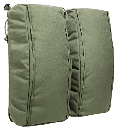 Tasmanian Tiger TT Tac Pouch 15 BSP-set 12 liter ryggsäck extra fickor 2-pack med 24 l total volym, sidofickor med Molle-system, oliv