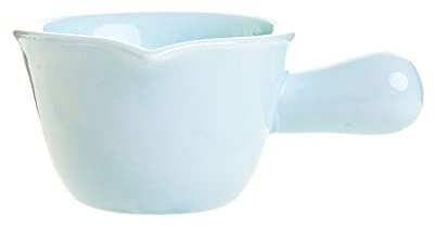 moisture Sauce Boat Gravy Bowl Ceramic gravy boat milk pitcher ceramic jar, coffee suede jar anti-dripping puzzle 2 Gravy Boat (Color : Green)