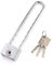 WANLIAN Candado de grillete largo – Candado largo con cerradura de llave – Candado de llave – Cerradura de puerta – Candado de haz largo de 200 mm