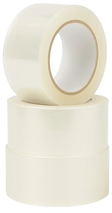 TGL 3x Clear Packing Tape Rolls – Strong Adhesive Parcel Tape for Packing, Moving & Shipping Boxes – Transparent General Purpose Packaging Tape 48mm x 66m – Heavy Duty Seal