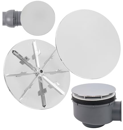 Cover for Shower Drain, Ø 4.49, Compatible with Dallmer ORIO, ORIO V, ORIO 60 Drain Set from Year of Manufacture 2010, Replaces Items 160706, 160812, 160829, 161390, 161475