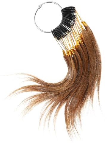 DOITOOL 30stücke Echthaar Farbtest Proben Für Friseur Kosmetik Haarfarbeprobe Haarfärbemuster Salon Nutzung