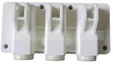 Bloc distributeur de panneau avant blanc, nouvel accessoire for machines à crème glacée molle BQL, accessoires