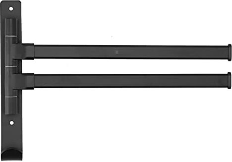 Handtuchhalter, Badetuchhalter, Handtuchstange, Wandmontage, drehbar, faltbar, platzsparend, Aluminium-Wäscheständer, leicht, Handtuchstange für Küche, Badezimmer, Wohnmobil,