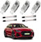 SIGANDG Car Door Projector Lights,LED Car Door Interior Light,LED Light Logo Welcome Light Compatible for A2 A3 A4 A5 A6 A7 A8 S3 S4 S5 S6 S8 RS4 RS6 R8 Q5 Q7 TT Roadster(4 PCS).