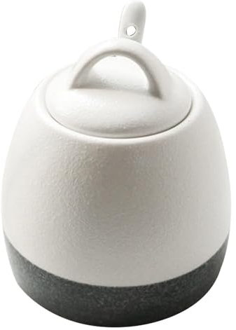 CvbGNJm Sucrier, sucrier, sucrier japonais avec couvercle, sucrier en céramique, accessoires de café, verseur de sucre, rangement de cuisine(Blue and White B)