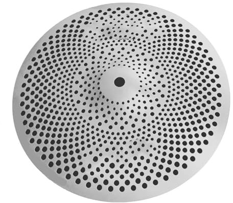 platillos splash Platillos Silenciados 12 Splash Dorados O Plateados De Sonido Bajo Para Batería(Silver)