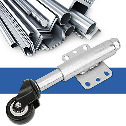 Sustvita Rueda de puerta de servicio pesado, lanzador de 2 Pu Caster con freno, capacidad de carga de 110 libras para una fácil movilidad