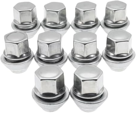 écrou jante Compatible avec Ford pour Kuga 2008 2009 2010 2011 2012 SFN-12150033 M12x1.5 19MM boulons de roue de voiture écrous boulon goujon de roue écrou de pneu