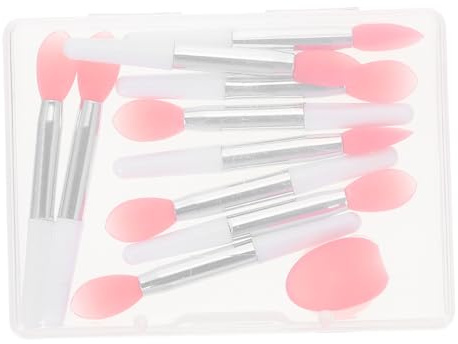 Zerodeko Spazzola per Scrub Labbra in Silicone Applicatore per Maschera Labbra Cosmetica Pratico Applicatore per Rossetto e Rossetto