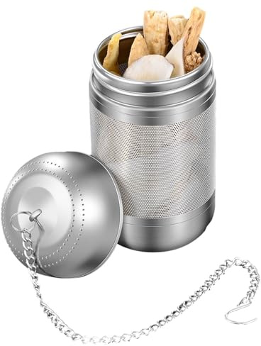 Gewürzkugel – Edelstahlgeflecht Zum Kochen Von Kräutern Und Gewürzen, Hitzebeständiges Mesh Küchensieb | Praktisches Tee Ei Für Losen Tee, Aromatische Suppen, Brühen, Eintöpfe, Küchenhelfer Für
