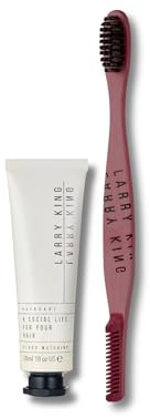 Larry King Flyaway Kit - Tames Flyaways & Smooths Hair for Sleek Styles (Regent)