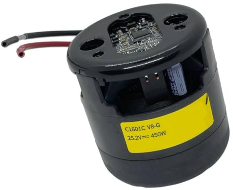QOXEZY Modulo ventola motore per aspirapolvere portatile Dyson V10 XR V10plus VVN4 C1801C, 25,2 V 450 W, parte di ricambio con aspirazione migliorata, dissipazione del calore e rumore ridotto, nero