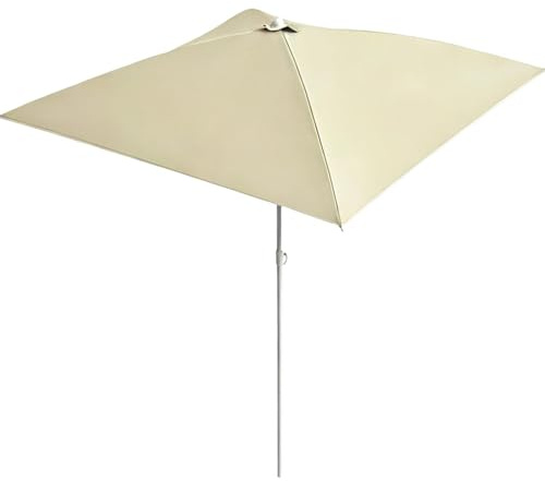 XOBRJQZ Ombrellone da Spiaggia Leggero e Portatile 120x120 Cm, Ombrellone per Tavolo da Giardino con UPF 50+, per Campeggio Terrazza