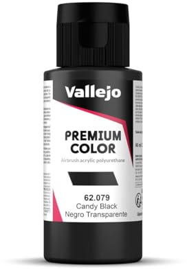 Vallejo Premium Color Farbe, 60 ml, Candy Black