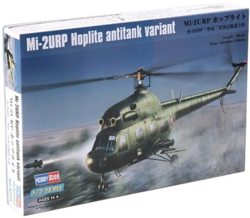 Hobby Boss 87244 Modellbausatz Mil mi-2URP Hoplite antitank variant, Grau