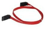 Microconnect SATA/SATA 0.8m Cable de SATA 0,8 m Rojo - Cable SATA (0,8 m, SATA I, Male Connector/Male Connector, Rojo, Izquierda, Izquierda)