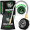 Rhino USA Heavy Duty Tire Pressure Gauge (0-75 PSI) - Certified ANSI B40.1 Accurate, Large 2 Easy Read Glow Dial, Premium Braided Hose, Solid Brass Hardware, Best for Any Car, Truck, Motorcycle, RV