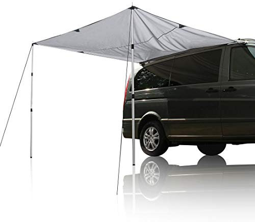your GEAR Motorhome Tarp 260 x 240 Sonnensegel inkl. Aufstellstangen für Camping Bus Van Auto UV 50+ Schutz wasserdicht 5000mm