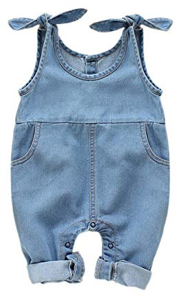 Verve Jelly Infant Baby Boy Girls Outfit Infant Denim Pagliaccetto Tuta Neonato Jeans Tuta One Piece Tasca con bottoni Tuta Abbigliamento autunnale