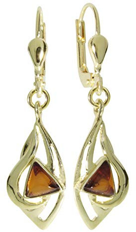 Ohrhänger - Sadie - Gold 585/000 - Bernstein
