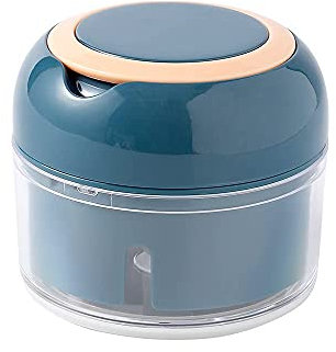 CJCSM Mini Hachoir à ail électrique, Hachoir à ail Manuel Robot culinaire Manuel Mini Hachoir à ail pour oignons Légumes Viande Noix Nourriture pour bébé