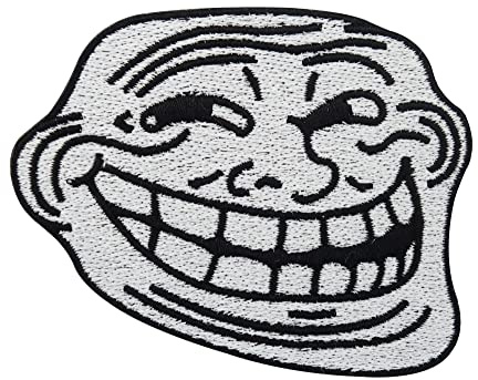 Finally Home Trollface Meme Patch zum Aufbügeln | Troll Face Patches, Lustiges Bügelbild, Witziger Aufbügler Flicken, Aufnäher