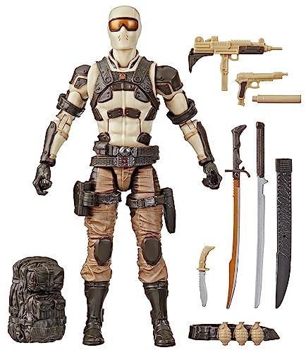 G.I. Joe Classified Series Desert Commando Snake Eyes, Collectible G.I. Joe Actionfiguren, 92, 6 Zoll Actionfiguren für Jungen & Mädchen, mit 9 Zubehörteilen