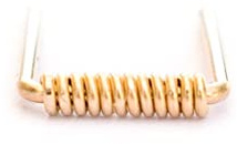 Goldohrstecker Doppelring-Piercing Doppelpiercing-Ohrring mit zwei Löchern Silbergoldener Rosenohrring mit Draht umwickelt