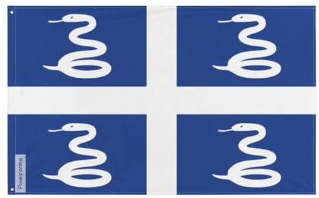 Drapeau de la Martinique – Plusieurs Tailles – Polyester Résistant – Usage Intérieur/Extérieur – 2 Œillets en Fer – Pixelforma