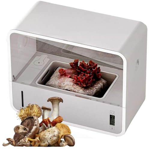 JODAIS Sac de Culture de Champignons Kit de Culture de Champignons monotub, kit de Culture de Champignons Intelligent, humidification et échappement entièrement automatiques, Tente de Culture