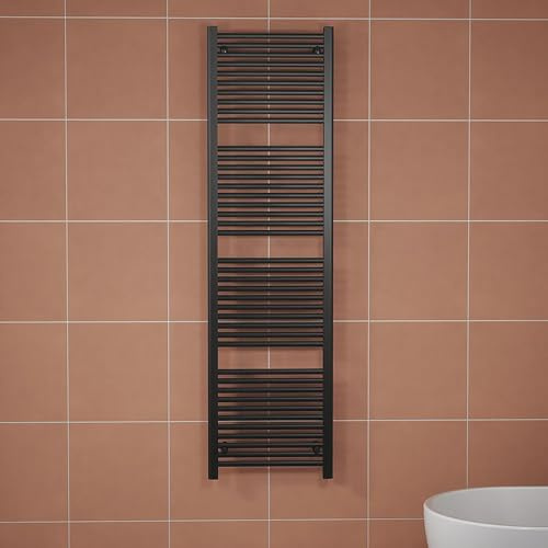 Parama Termoarredo scaldasalviette Idraulico 1500x500 Nero Opaco interasse 450 | Antares