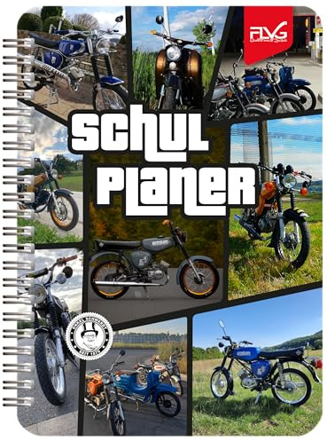 FLVG A5 Schülerkalender Gymnasial-, Schul- und Studienplaner 2026/2027 zweitakt Moped Onkel Schwerdt