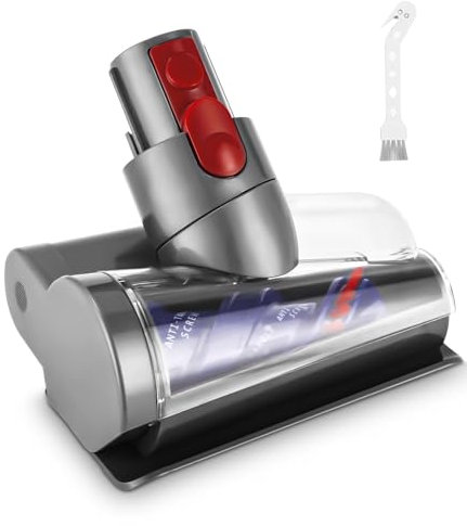 Zaxiva Cepillo Eléctrico Compatible con Dyson V7 / V8 / V10 / V11/V15 Aspiradoras,Recambio Cepillo Suelos para Alfombras y Suelos Duros,Apto para Moquetas y Suelos Duros,Cepillo Motorizado compatible