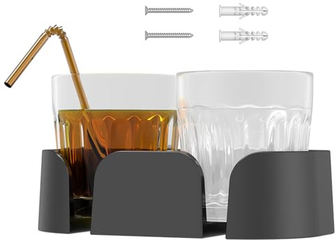 Portacervezas De Ducha Soporte de Pared para Botellas Agua Vidrio, Latas,