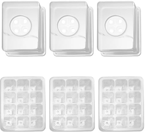 Abaodam Set da 3 Vassoi di Germinazione Trasparenti con 12 Celle, Contenitori per Piantare in Plastica Resistente e Traspirante, Vasi da Vivaio per Coltivazione e Cura delle Piante