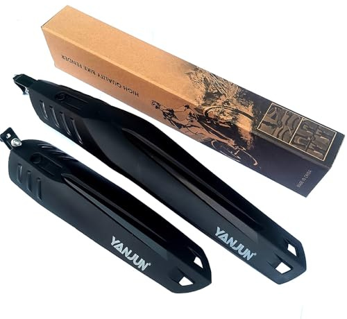 Fahrrad-Schutzblech-Set, Fahrrad-Schutzblech für 24-29 Zoll Fahrräder, Schnellspanner, Fahrradschutzbleche, vordere und hintere Schutzbleche für MTB, Rennrad, gegen Spritzwasser und Staub