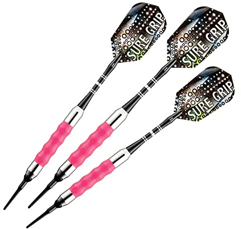 Viper by GLD Products Sure Grip Soft Tip Darts, Pink, 18 Grams (20-0004-18)