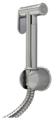 Bidet Handbrause - Bidetarmatur · inkl. Wandhalterung und Schlauch · Brausehalter · Bad · WC | Burgtal Fia 17474