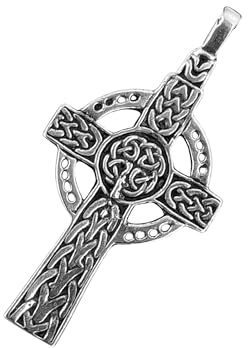 Kiss of Leather Keltisches Kreuz Anhänger aus 925 Sterling Silber Nr.31