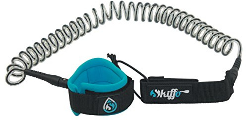 Skiffo Leash Coiled Erwachsene, Unisex, Blau, 8 mm