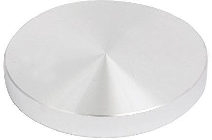 sourcing map 75mm diametro 10mm spessore filettatura M8 disco di alluminio utensili per il tavolo di vetro